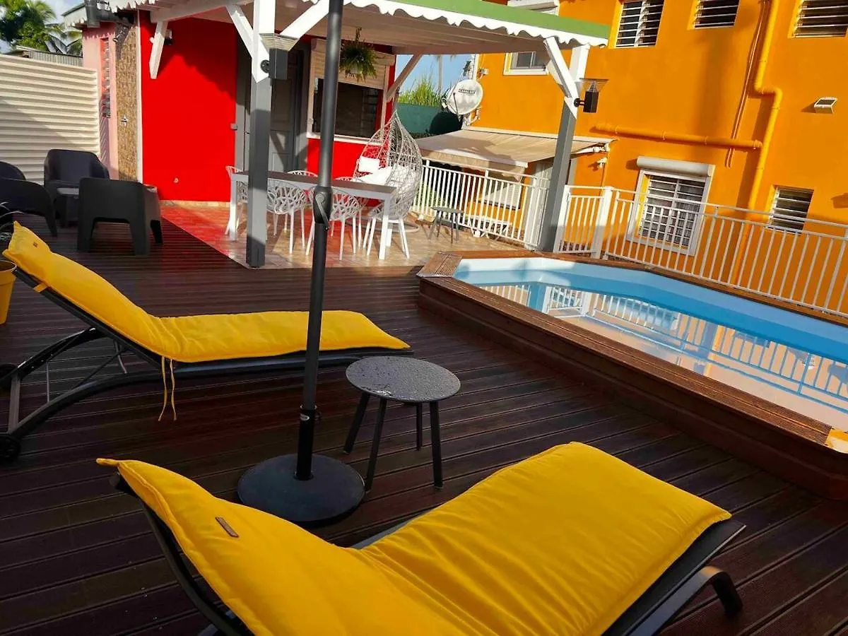 Appartement Charmant A Les Abymes Avec Piscine Privee 60M² Guadeloupe