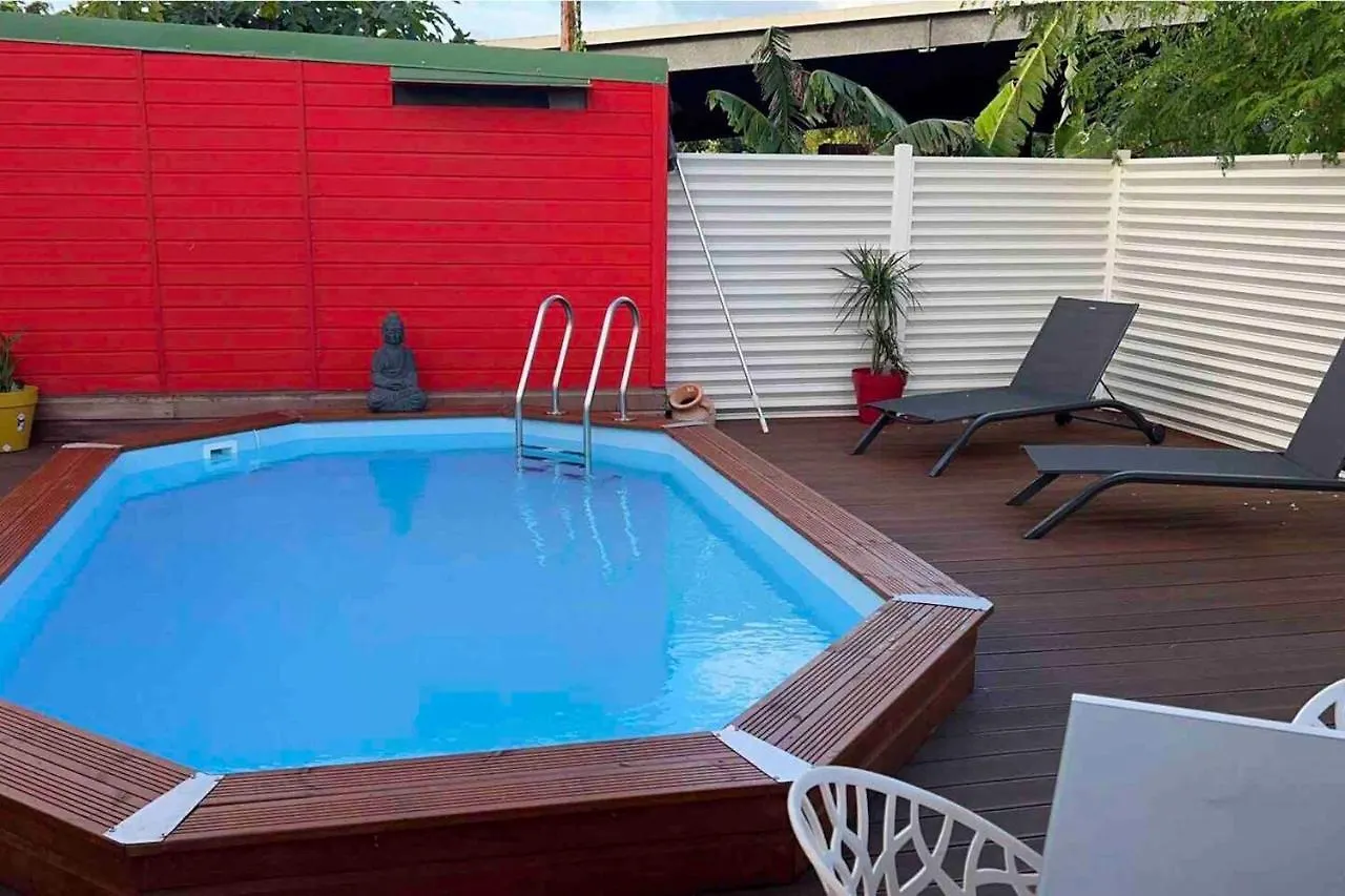 Appartement Charmant A Les Abymes Avec Piscine Privee 60M² 0*,